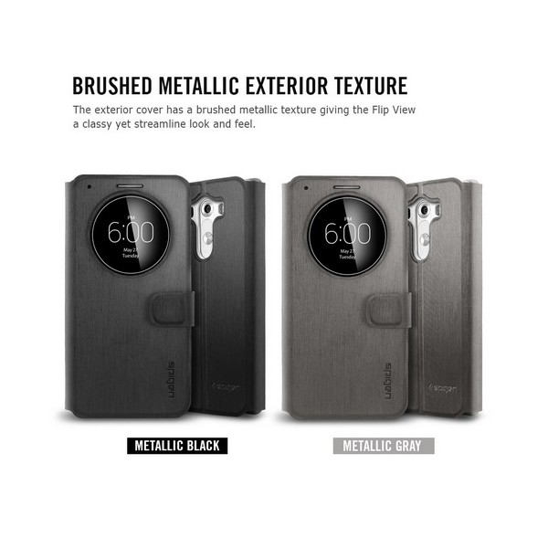 LG G3 Case Flip View Metallic | Spigen Philippines