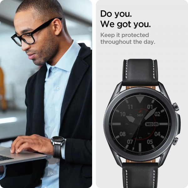 Galaxy Watch 3 (45mm) Screen Protector EZ Fit GLAS.tR SLIM ...